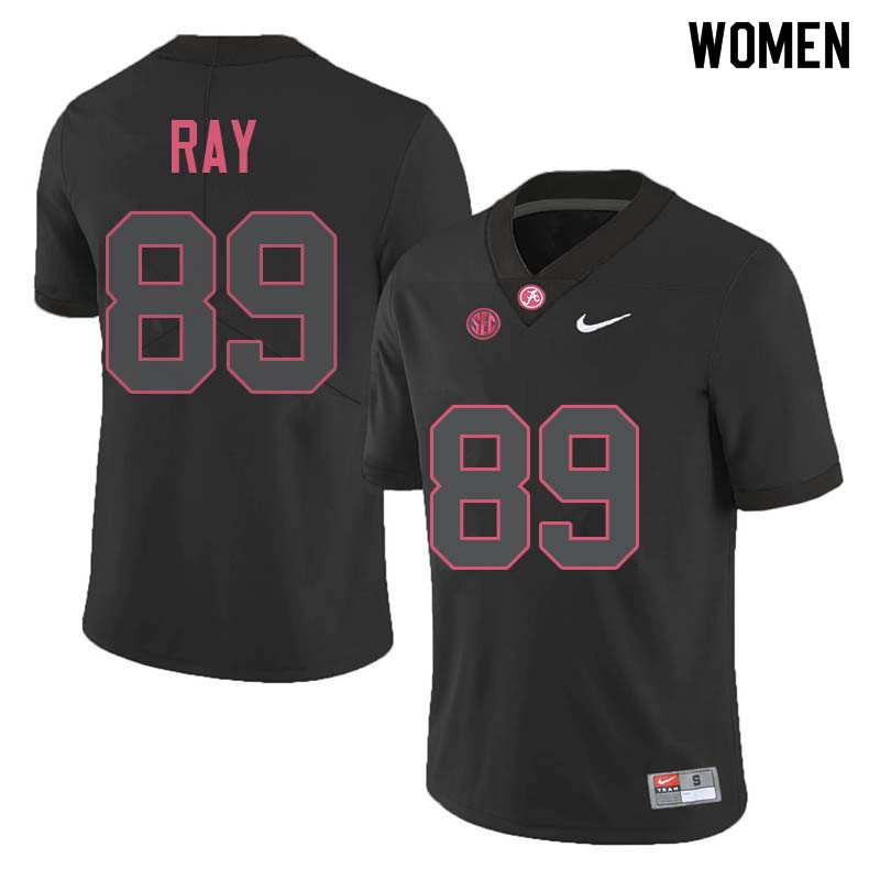 Alabama Crimson Tide Women's LaBryan Ray #89 Black NCAA Nike Authentic Stitched College Football Jersey BG16I18AB